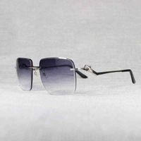Wholesale 75 OFF Oversize Rimless Men Style New Lens Shape Women Shade Clear Galsses Frame Reading Gafas for Outdoor
