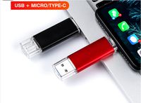 Wholesale 2 in otg usb flash16GB GB GB Usb Flash Drive for phone memory stick Pendrive Android mobile