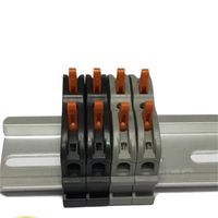Wholesale Din Rail Terminal Block Wires Connector Other Building Supplies Quick Wire Compact Splicing Conductors Fast Cable Connector Mini Conductor Q2