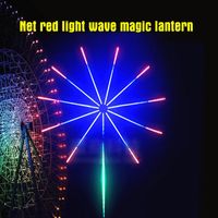 Wholesale Strips Led Music Sound Control Fireworks Strip Light Rhythm Bar Symphony Chasing Super Bright SMD RGB Xmas Decor