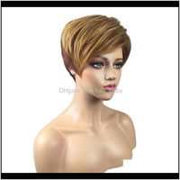 Wholesale Cool Selling Rihanna Hair Black Short Straight Wig Qdlc7 Eogdw