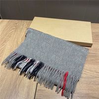 Wholesale With Box Gift Winter Luxury Cashmere Scarf Men and Women Designer Classic Big Plaid Scarves Pashmina Infinity Scarfs X30CM