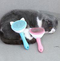 Wholesale dog Pet brush Cats Grooming beauty needle comb self cleaning large size remove floating hair RRB11841