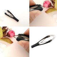 Wholesale Eyebrow Tools Stencils Automatic Clip Retractable Tweezers Trimming Pliers Trimmer Plastic Tool Z3A4