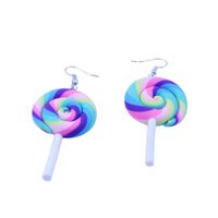 Wholesale Lovely Polymer Clay Lollipops Drop Earrings for Women