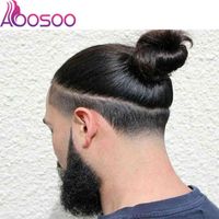 Wholesale Aoosoo male female hemispherical wigs children s hair small wigs and invisible natural stars have the same hairstyle