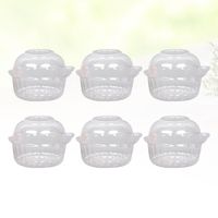 Wholesale Gift Wrap Disposable Transparent Cake Pastries Box Cupcake Muffin Dome Holders Cases Boxes Cups Cat Head Shaped