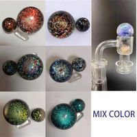 Wholesale Short neck domeless quartz banger hookahs Beveled Edge thick mm mm clear joint Dab Nail for oil rig