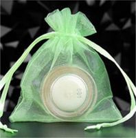 Wholesale 100pcs Organza Drawstring Bags Jewelry Pouches Wedding Favor Packing Christmas Party Gift Bag x9 cm x3 inch Multi Colors S2