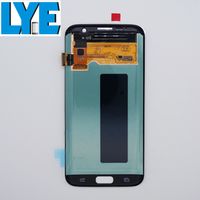 Wholesale LCD Display For Samsung Galaxy S7 Edge AMOLED Screen Touch Panels Digitizer Assembly Replacement Without Frame