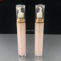 Wholesale 50pcs ML Empty Acrylic Pink Lotion bottle Emulsion Essence Press Pump Tube High grade Cosmetic Packaginghigh qty