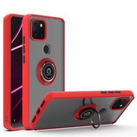Wholesale Phone Cases For Moto E6 E7 Plus Play E5 E GO NOE Ace One Fusion Macro E6S Degree Rotating Ring Car Bracket Protective Cover
