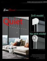 Wholesale Blinds Quiet Roller Customized Size Daylight Fabric No Drill Tension Type Easy Installation High Quality Waterproof Designer