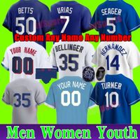 Wholesale 2021 Men Women Youth Baseball Jerseys BETTS MUNCY JULIO DODGER URIAS ALBERT PUJOLS CODY BELLINGER CLAYTON KERSHAW TREA TURNER WALKER BUEHLER Jackie Robinson