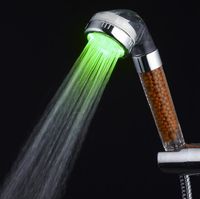 Wholesale LED Bathroom Shower Heads Sprinkler Hotel Home Bath Room Supplies Colorful Atmosphere Decoration Light T2I53071