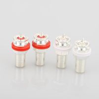 Wholesale Smart Power Plugs Silver Plated RCA Socket Chassis Female JACK Connector Hifi Without Logo