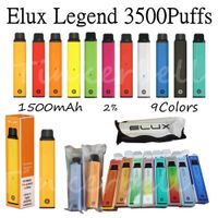 Wholesale Elux Legend Puffs Disposable Vape E Cigarettes Pen colors mAh Battery Vaporizer Stick Vapor Kit ml Pre Filled Cartridge Device