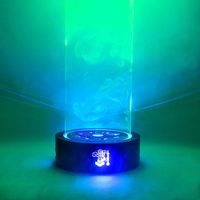 Wholesale laser beam base for glass hookah with RGB LED lighter uses mAH lithium battery to create cold light effect