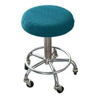 Wholesale Chair Covers Round Cover Bar Stool Durable Elastic Seat Home Slipcover Solid Color Office