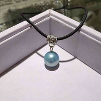 Wholesale JYX DESIGN Elegant Blue mm Seashell Pearl pendant shell pearls necklace gift for women choker