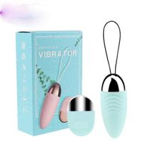 Wholesale 10 Modes Kegal Ball Love Egg Wireless Jump Egg Vibrator Powerful Bullet Ben Wa Balls Sex Toy for Women With Retailed Box P0818