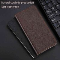 Wholesale Luxury Original Genuine leather Flip Case For iPhone Pro XS X XR Max Plus SE Mini Wallet Card Holder Book Cover