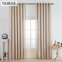 Wholesale Norne Faux Silk Window Curtains Light Softly Filtering Drapes For Living Room Dividers Bedroom Privacy Home Decorative Curtain