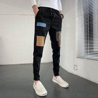 Wholesale Arrival Corduroy Skinny Fashion Patch Appliques Men s Pencil Pants Casual Slim Fit Jogger Sweatpants