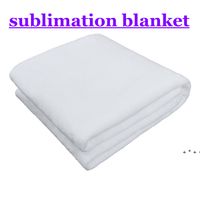 Wholesale Sublimation Baby Blanket White Blank Blanket Newborn Bath Towels Soft Infant DIY Flannel Black Velvet Blanket For Siesta seaway LLA10939