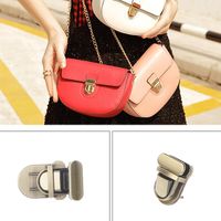 Wholesale Bag Parts Accessories Pc Durable Buckle Twist Lock Hardware For Shape Handbag DIY Turn Clasp Metal Button