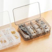 Wholesale Storage Boxes Bins Plastic Jewelry Tool Box Adjustable Craft Organizer Beads Bracelet Packaging