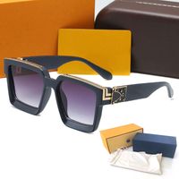 Wholesale High Quality MILLIONAIRE Womans Gradient Sunglasses Metal hinge Luxury glasses UV Protection Mens eye Designer eyeglass spectacles with Box glitter2009