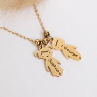 Wholesale Pendant Necklaces Custom Baby Name Necklace For Women Birthday Gift Ideas Girl Shower Baptism
