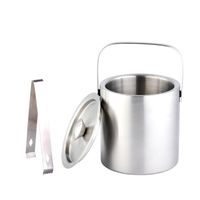 Wholesale Ice Buckets And Coolers Kitchen Silver Cooling Stainless Steel Home Durable Insulated Lid Large Capacity L Anti Corrosion Bucket
