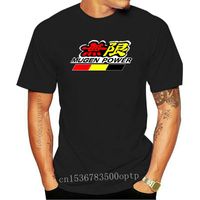 Wholesale Men s T Shirts Arrive Vintage T Shirts Mugen Power Jazz Tuning Racer Car Black T Shirt For Man Ringer Tee Shirt