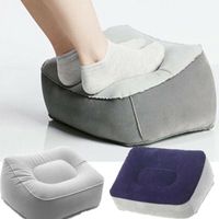 Wholesale Cushion Decorative Pillow pc Inflatable Foot Rest Cushion Air Travel Office Home Leg Up Footrest Mats Relaxing Settings