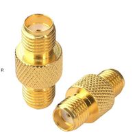 Wholesale Other Home Garden SMA Female to Female Adapter Straight RF Connector Barrel Antenna Jack Coupler for Wireless LAN Devices RRF12865