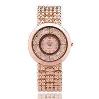Wholesale Wristwatches Product Watch Loose Diamond Inlaid Alloy Bracelet Ladies Fashion Exquisite