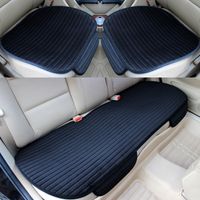 Wholesale car cover front rear flocking cloth cushion non slide auto accessories universa seat protector mat pad keep warm in winter