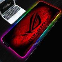 Wholesale Mouse Pads Wrist Rests MRG ROG Pad RGB LED Large Mice Mats Cool Waterproof Smooth Colorful Desk Thickness mm mm For Gamer