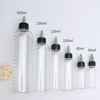 Wholesale 1pcs ml ml ml ml ml bottles Plastic PET E juice Liquid Capacity Dropper Bottles Twist Top Cap Tattoo Pigment Ink Containers