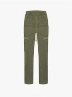 Wholesale Army Green Pants Men Women High Quality Vintage Cargo Wash Multiple Pockets Zipper Drawstring Trousers