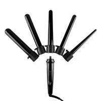 Wholesale 9 mm Pro Series iron in Curling Wand Set Hair Curling Tong Hair Curling Iron The Wand Hair Curler Roller Gift Set