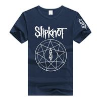 Wholesale T Shirts Slipknot Metal Band Rock Punk Men s Short Sleeve Shirt