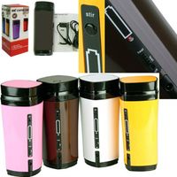 Wholesale Rechargeable USB Electric Heating Automatic Mug Stirring Insulated Coffee Milk Tea Travel mugs Thermos Cup Lid Warmer