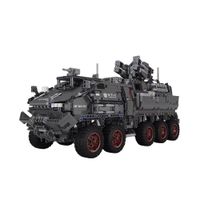 Wholesale ONEBOT Wandering Earth CN171 Personnel Carrier Door Openable Gunn Rotatable Technical Building Blocks Model Toy for Kids Gift