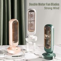 Wholesale Electric Fans Double Motor Fan Blades Portable Desktop Silent Cooling Strong Wind Air Cooler Conditioner For Home Office