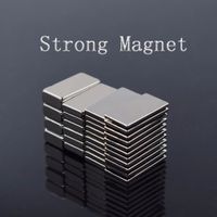 Wholesale 20pcs x10x2 Block NdFeB Neodymium Magnet N35 Super Powerful imanes Permanent Magnetic Fasteners and Hardware Supplies