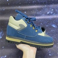 Wholesale Top quality FW vintage thick heeland sneaker casual shoes brown black deep blue gold UNC COAST luxury women designer trainers SIZE
