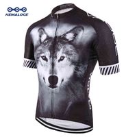 Wholesale Cycling Clothes Kemaloce Jersey Wolf Pro Unisex Cyclist Sport Original Summer Men Bike Wear Novelty d Printed Shirt Kits